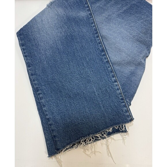 Levi's 501 Jeans Womens 32 X 26 Cropped Straight Leg High Rise Distressed - Picture 10 of 15